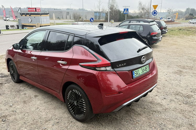 Nissan Leaf 62kwh Tekna + max wersja kamery 360 skóry zamiana 1.r.gwaran zdjęcie 4