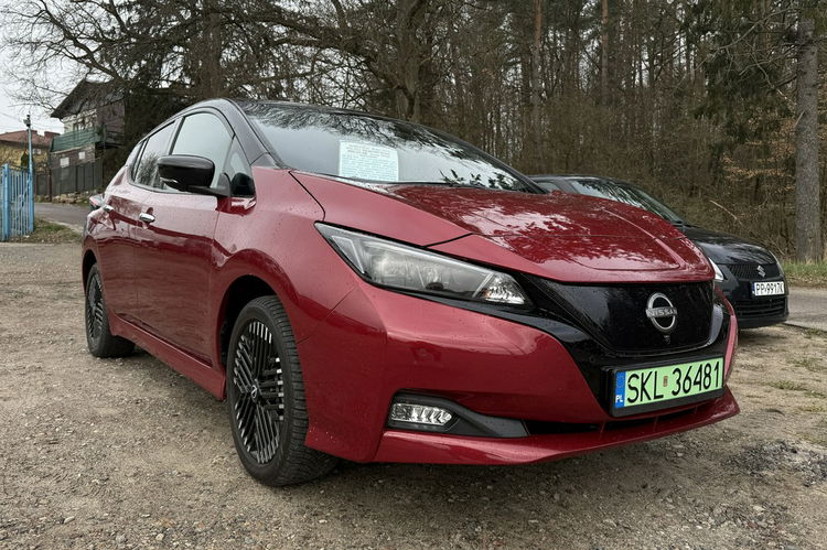 Nissan Leaf 62kwh Tekna + max wersja kamery 360 skóry zamiana 1.r.gwaran zdjęcie 7