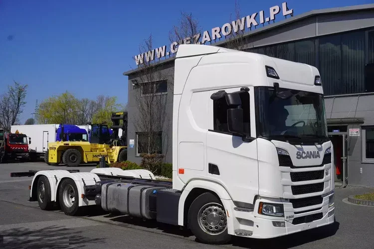 Scania R500 / Rama 7.7 m / 3. oś skrętna zdjęcie 2