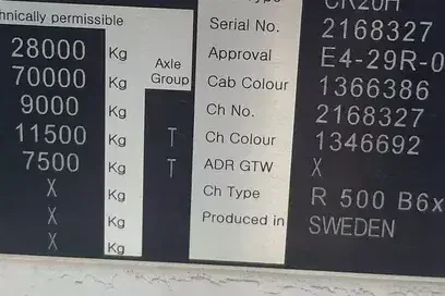 Scania R500 / Rama 7.7 m / 3. oś skrętna zdjęcie 28