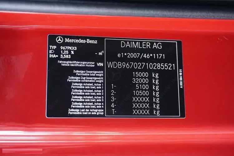 Mercedes ATEGO / 1527 / ACC / E 6 / BURTO - FIRANKA + WINDA / 18 PALET / ŁAD. 7880 KG zdjęcie 11