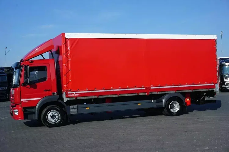 Mercedes ATEGO / 1527 / ACC / E 6 / BURTO - FIRANKA + WINDA / 18 PALET / ŁAD. 7880 KG zdjęcie 3