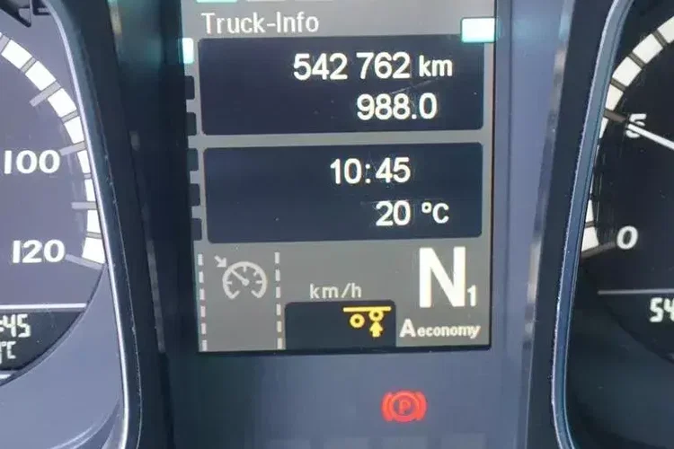 Mercedes ACTROS / 2543 / ACC / E 6 / PEŁNY ADR / PLATFORMA / ZAWIESIE POD WÓZEK zdjęcie 12