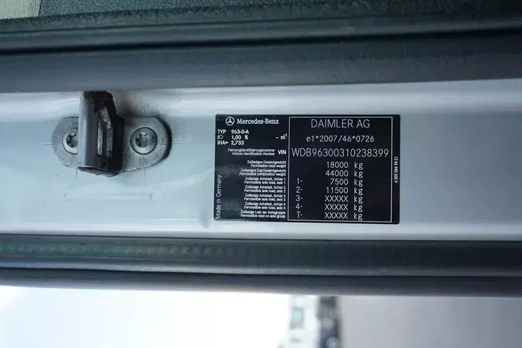 Mercedes ACTROS / 1840 / ACC / E 6 / BURTOFIRANKA + WINDA / 18 PALET zdjęcie 11