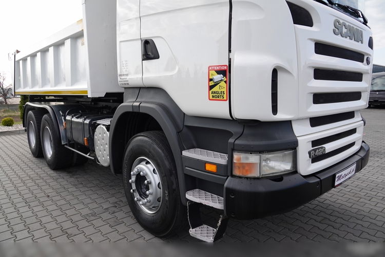 Scania R 420/ 6x4 / WYWROTKA 2- STRONNA  / HYDROBURTA / BORDMATIC / HYDROKLAPA / MANUAL / SPROWADZONA zdjęcie 18