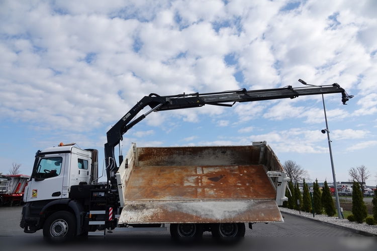 Mercedes -BENZ AROCS 2642 / 6X4 / 3 STR WYWROTKA + HDS HIAB 188 BS-3 / PILOT /  2X HYDROBURTA zdjęcie 11