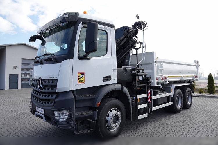 Mercedes -BENZ AROCS 2642 / 6X4 / 3 STR WYWROTKA + HDS HIAB 188 BS-3 / PILOT /  2X HYDROBURTA zdjęcie 18