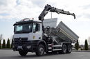 Mercedes -BENZ AROCS 2642 / 6X4 / 3 STR WYWROTKA + HDS HIAB 188 BS-3 / PILOT /  2X HYDROBURTA zdjęcie 1