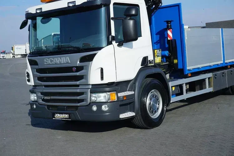 Scania / P 250 / ACC / SKRZYNIOWY + HDS + WINDA / PALFINGER PK 12 002 - EH B / WYSIĘG 10 M zdjęcie 20