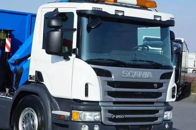 Scania / P 250 / ACC / SKRZYNIOWY + HDS + WINDA / PALFINGER PK 12 002 - EH B / WYSIĘG 10 M zdjęcie 25