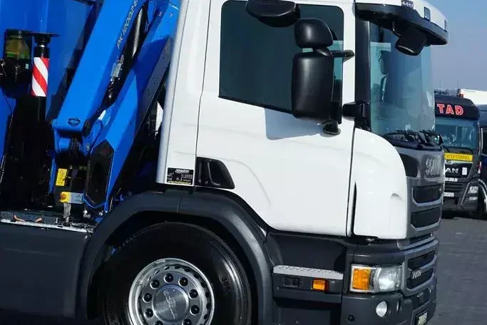 Scania / P 250 / ACC / SKRZYNIOWY + HDS + WINDA / PALFINGER PK 12 002 - EH B / WYSIĘG 10 M zdjęcie 30