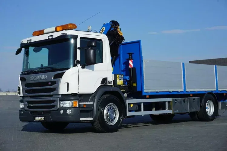 Scania / P 250 / ACC / SKRZYNIOWY + HDS + WINDA / PALFINGER PK 12 002 - EH B / WYSIĘG 10 M zdjęcie 38