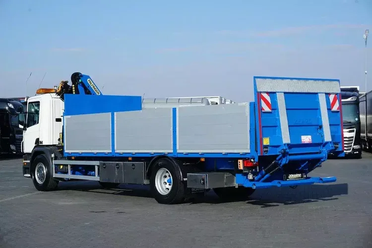 Scania / P 250 / ACC / SKRZYNIOWY + HDS + WINDA / PALFINGER PK 12 002 - EH B / WYSIĘG 10 M zdjęcie 6