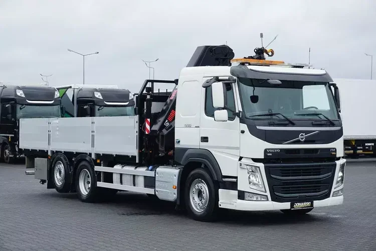 Volvo FM / 500 / 6 X 2 / SKRZYNIOWY + HDS / HIAB 232 E-6 / WYSIĘG 17 M / OŚ SKRĘTNA zdjęcie 3