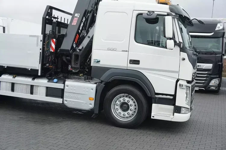 Volvo FM / 500 / 6 X 2 / SKRZYNIOWY + HDS / HIAB 232 E-6 / WYSIĘG 17 M / OŚ SKRĘTNA zdjęcie 32
