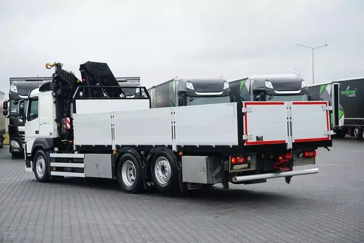 Volvo FM / 500 / 6 X 2 / SKRZYNIOWY + HDS / HIAB 232 E-6 / WYSIĘG 17 M / OŚ SKRĘTNA zdjęcie 8
