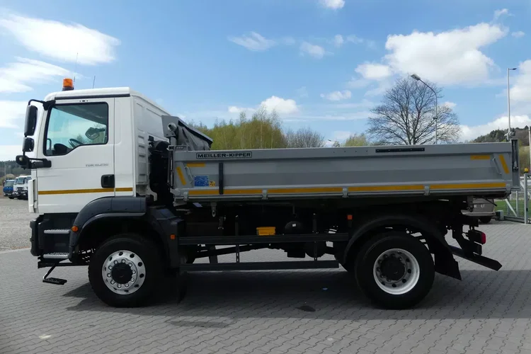 MAN TGM 18.250 4x4 / WYWROTKA 3 STR / PRZEBIEG 22 TYS KM / zdjęcie 4