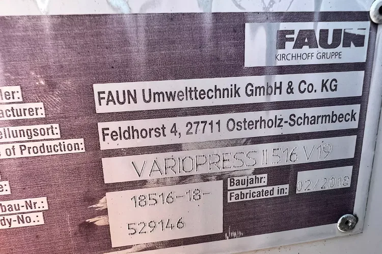 Mercedes ANTOS 1833 FAUN VARIOPRSS 520 V19 zdjęcie 43