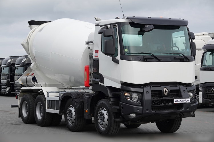 Renault C 380 / 8X4 / BETONOMIESZARKA / GRUSZKA / LIEBHERR 9 M3 / EURO 6 / 2016 ROK zdjęcie 6