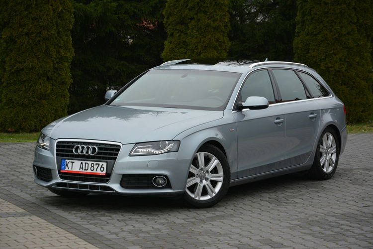 Audi A4 2,0T(180KM)S-Line Panorama Skóry Bi-xenon el.fotele Ledy Navi MMI ASO zdjęcie 3