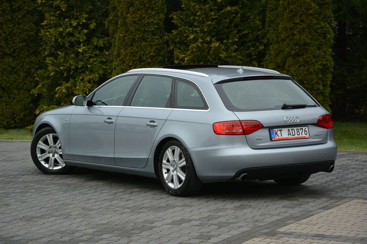 Audi A4 2,0T(180KM)S-Line Panorama Skóry Bi-xenon el.fotele Ledy Navi MMI ASO zdjęcie 7