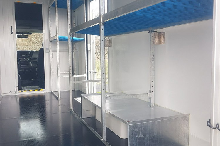 Iveco Daily KONTENER NISKOPODŁOGOWY 4.43x2.23x2.42 SKLEP BAR FOODTRUCK KAMPER AC zdjęcie 18