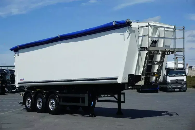 Schmitz WYWROTKA / 52 M3 / OŚ PODNOSZONA / JAK NOWA zdjęcie 1