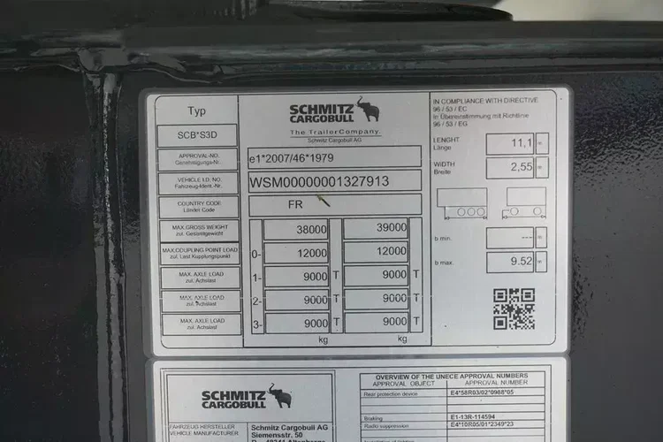 Schmitz WYWROTKA / 52 M3 / OŚ PODNOSZONA / JAK NOWA zdjęcie 11