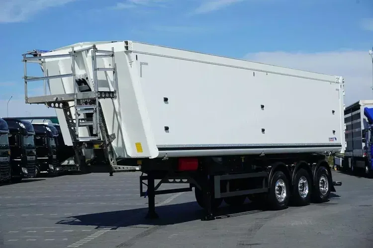 Schmitz WYWROTKA / 52 M3 / OŚ PODNOSZONA / JAK NOWA zdjęcie 2