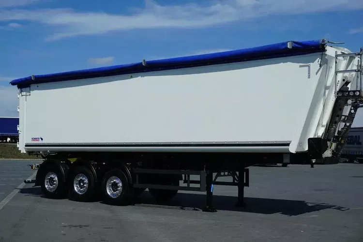 Schmitz WYWROTKA / 52 M3 / OŚ PODNOSZONA / JAK NOWA zdjęcie 4