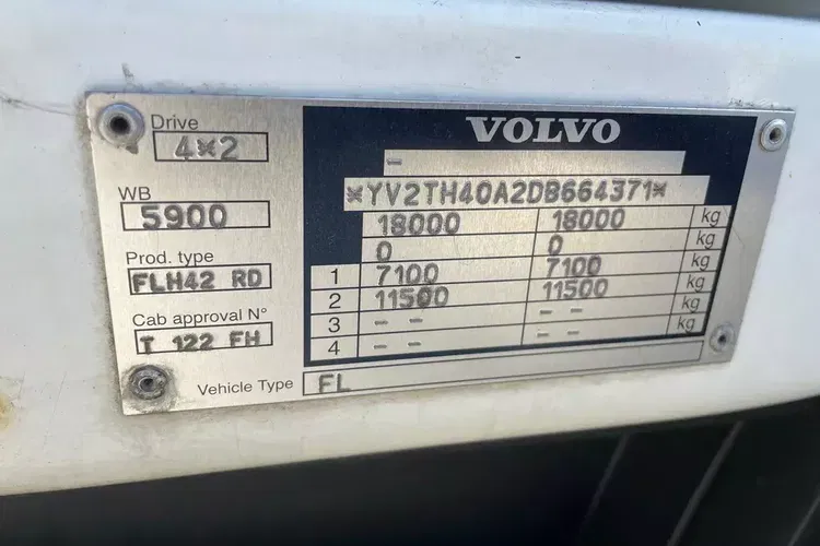 Volvo FL 18.260 CHŁODNIA, zdjęcie 12