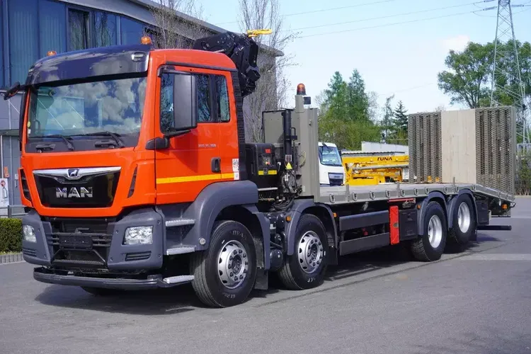 MAN TGS 35.360 E6 8x2 / HDS HIAB 166 E-2 5900 KG - 47 MTH / 160 tys. km / oś podnoszona zdjęcie 5