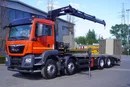 MAN TGS 35.360 E6 8x2 / HDS HIAB 166 E-2 5900 KG - 47 MTH / 160 tys. km / oś podnoszona zdjęcie 1