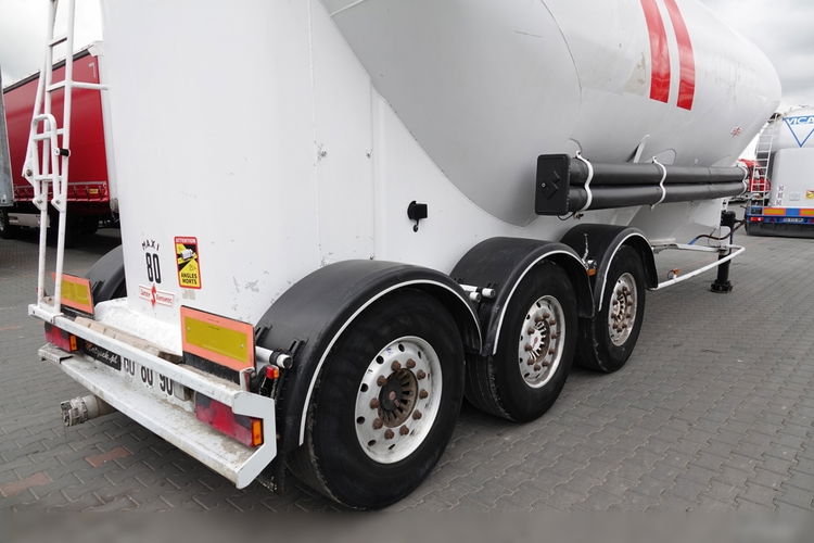 Spitzer CEMENTONACZEPA / 43 000 L / SILOS / 3 KOMORY / OSIE SAF / ALUFELGI zdjęcie 13
