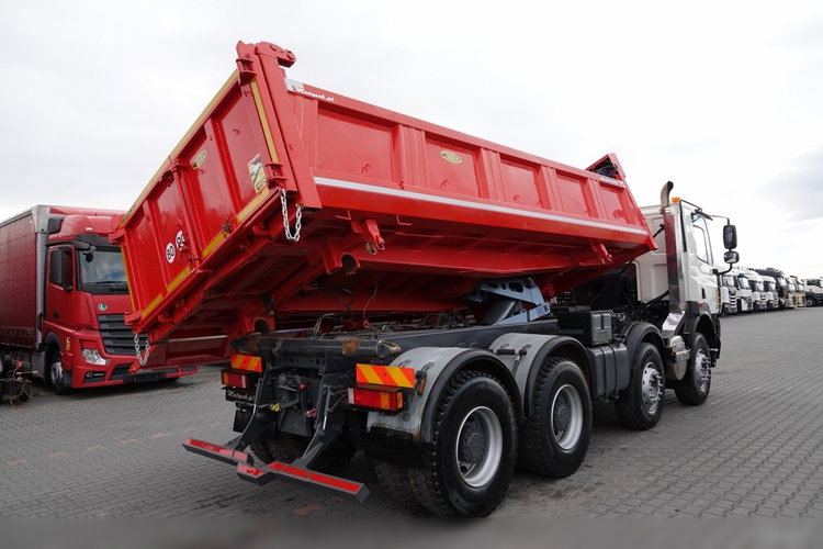 MAN DAF CF 85.410 / 8X4 / WYWROTKA 2 STR / MEILLER / BORDMATIC / HYDROBURTA / UAL SPROWADZONY zdjęcie 9