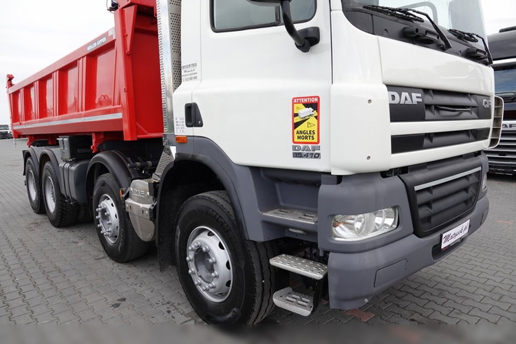 MAN DAF CF 85.410 / 8X4 / WYWROTKA 2 STR / MEILLER / BORDMATIC / HYDROBURTA / UAL SPROWADZONY zdjęcie 17