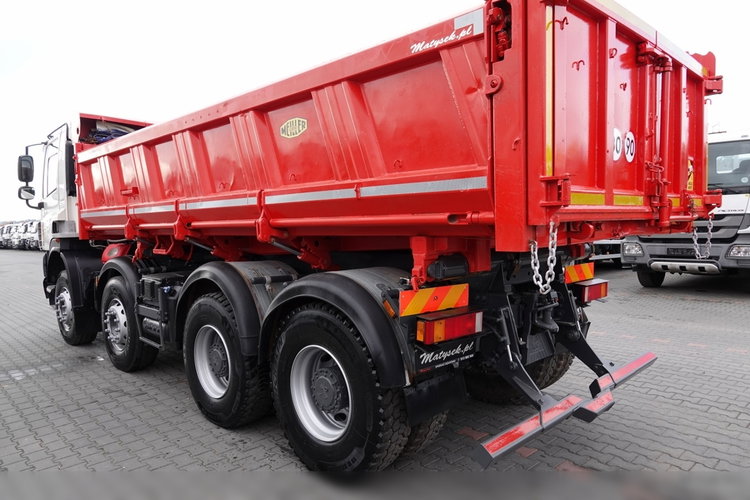 MAN DAF CF 85.410 / 8X4 / WYWROTKA 2 STR / MEILLER / BORDMATIC / HYDROBURTA / UAL SPROWADZONY zdjęcie 21