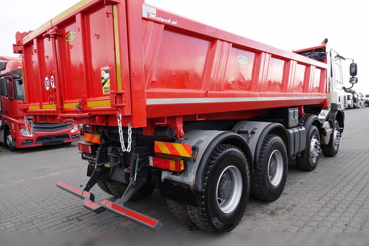 MAN DAF CF 85.410 / 8X4 / WYWROTKA 2 STR / MEILLER / BORDMATIC / HYDROBURTA / UAL SPROWADZONY zdjęcie 23