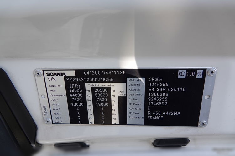 Scania R 450 / RETARDER / KLIMA POSTOJOWA / OPONY 100 % / PO KONTRAKCIE SERWISOWYM zdjęcie 37