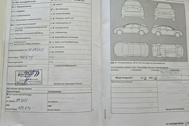 Volkswagen Golf Kompletna dokumentacja serwisowa, lakier oryginał 100% zdjęcie 30
