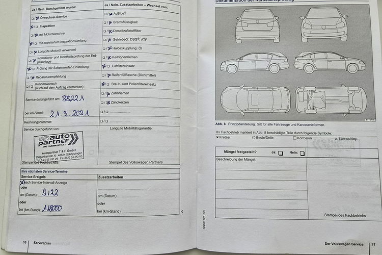 Volkswagen Golf Kompletna dokumentacja serwisowa, lakier oryginał 100% zdjęcie 31