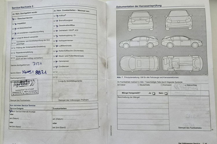 Volkswagen Golf Kompletna dokumentacja serwisowa, lakier oryginał 100% zdjęcie 32