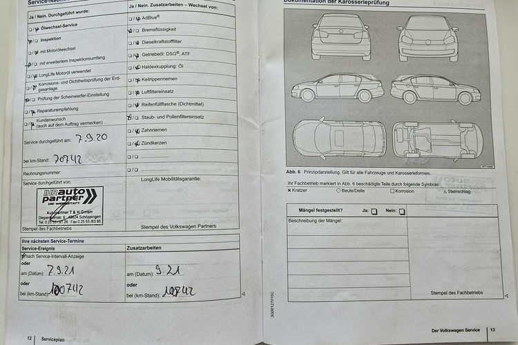 Volkswagen Golf Kompletna dokumentacja serwisowa, lakier oryginał 100% zdjęcie 33