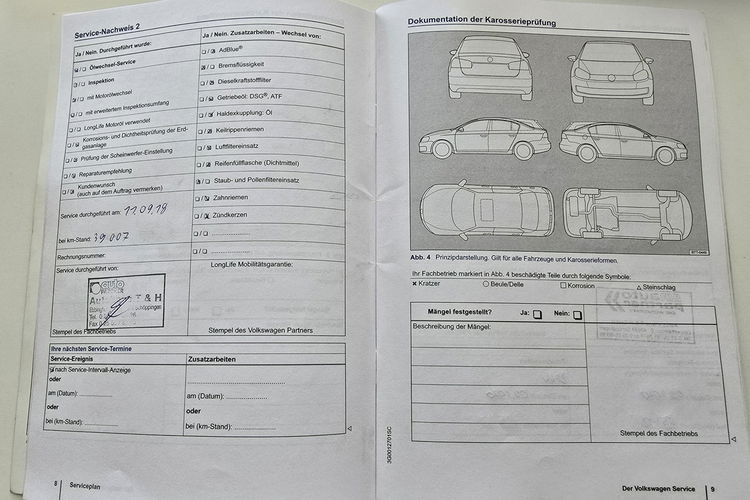 Volkswagen Golf Kompletna dokumentacja serwisowa, lakier oryginał 100% zdjęcie 35