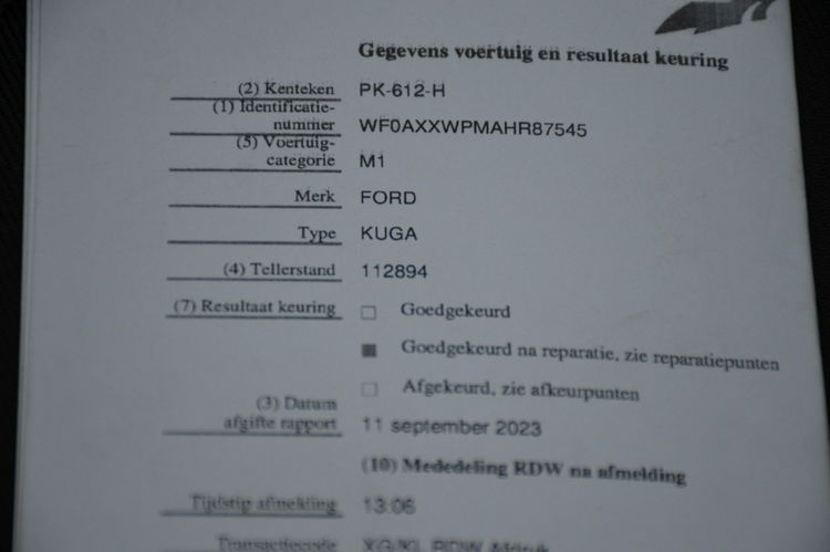 Ford Kuga Opłacona 1.5i 120KM Serwis 142tys.KM Navi Kamera SONY El.fotele zdjęcie 40