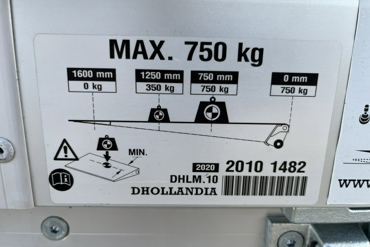 Fiat Ducato Winda DHOLLANDIA-750kg 2.3/140KM Plandeka 8-palet Gwarancja zdjęcie 16