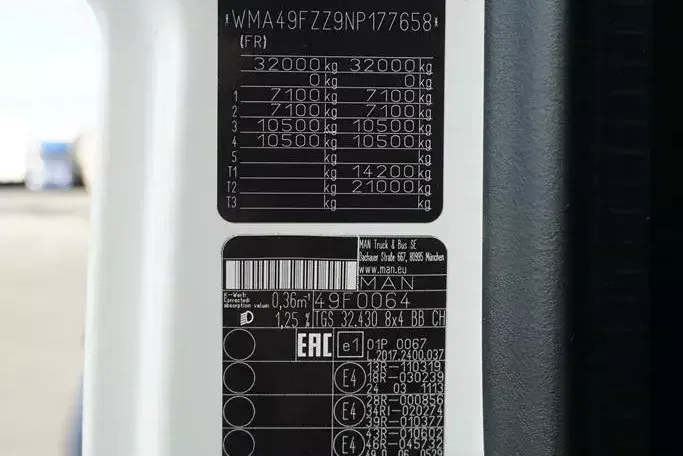 MAN TGS / 32.430 / E 6 / BETONOMIESZARKA / 8 X 4 zdjęcie 11