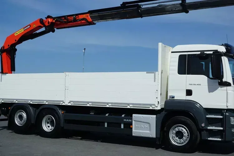 MAN TGS / 26.400 / 6 X 2 / SKRZYNIOWY + HDS / PALFINGER PK 22002 / OŚ SKRĘTNA zdjęcie 15