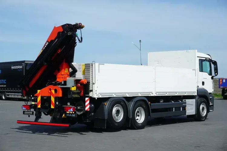 MAN TGS / 26.400 / 6 X 2 / SKRZYNIOWY + HDS / PALFINGER PK 22002 / OŚ SKRĘTNA zdjęcie 5