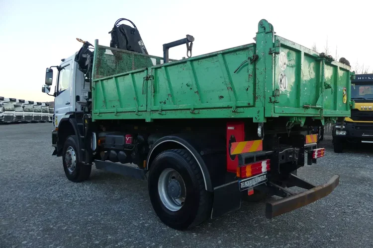 Mercedes AXOR 1828 4x4 / WYWROTKA + HDS HIAB 10.3 m / SKŁADANY W Z / zdjęcie 9